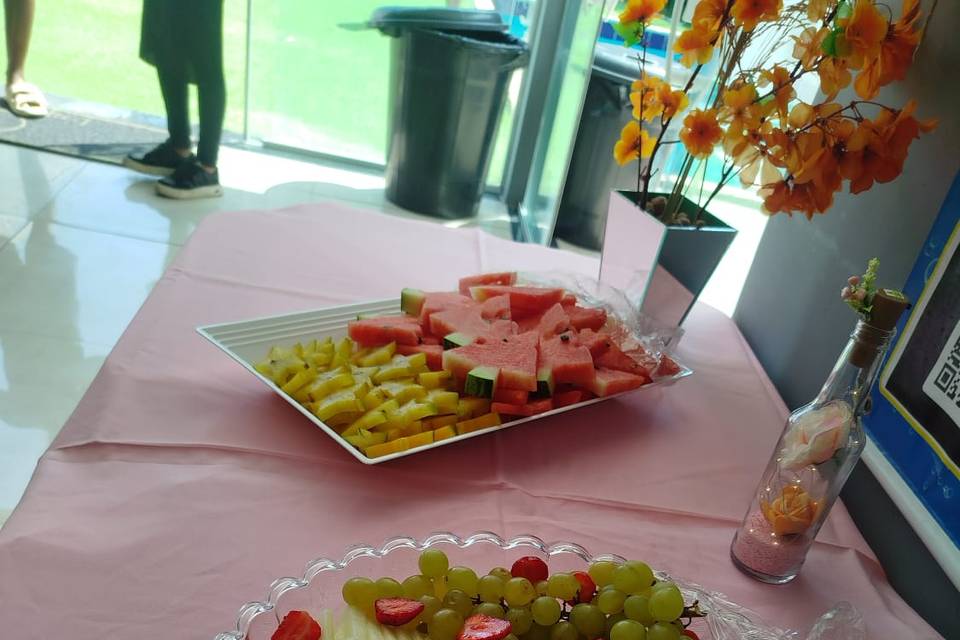 Frutas laminadas