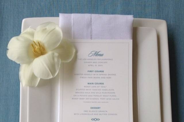 Prato e menu