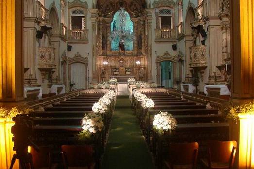 Iluminação da igreja