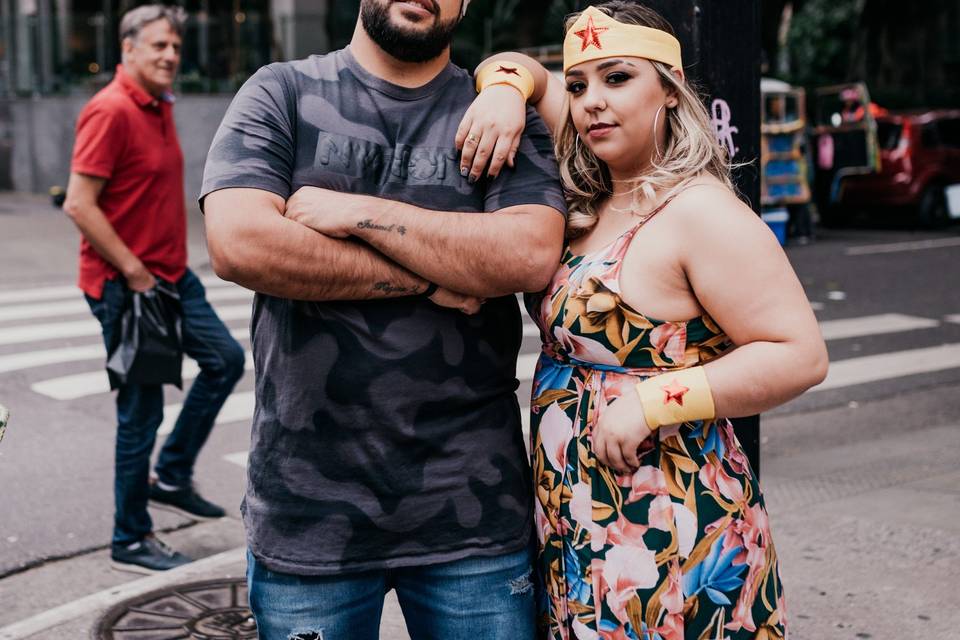 Um casal cheio de estilo!