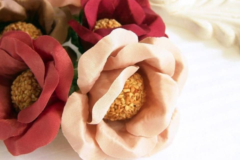 Forminhas para doces - Rosas