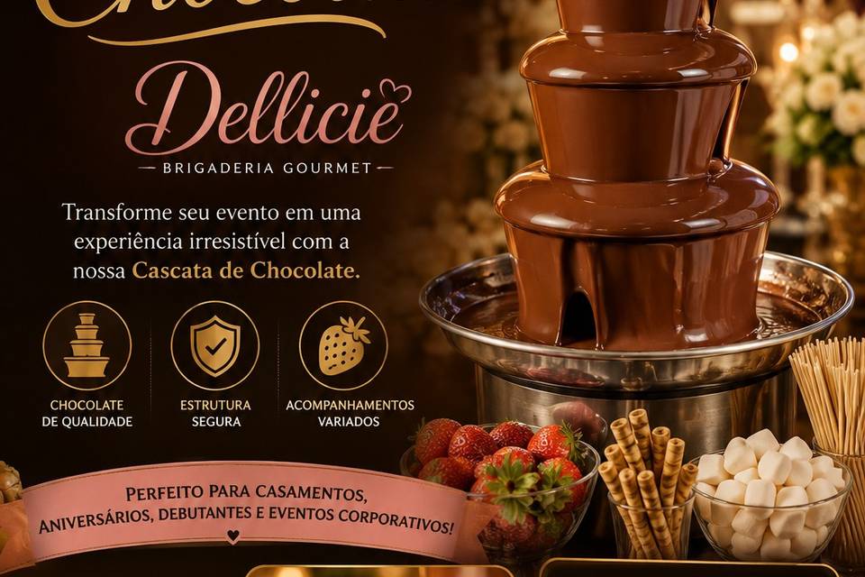Cascata de chocolate