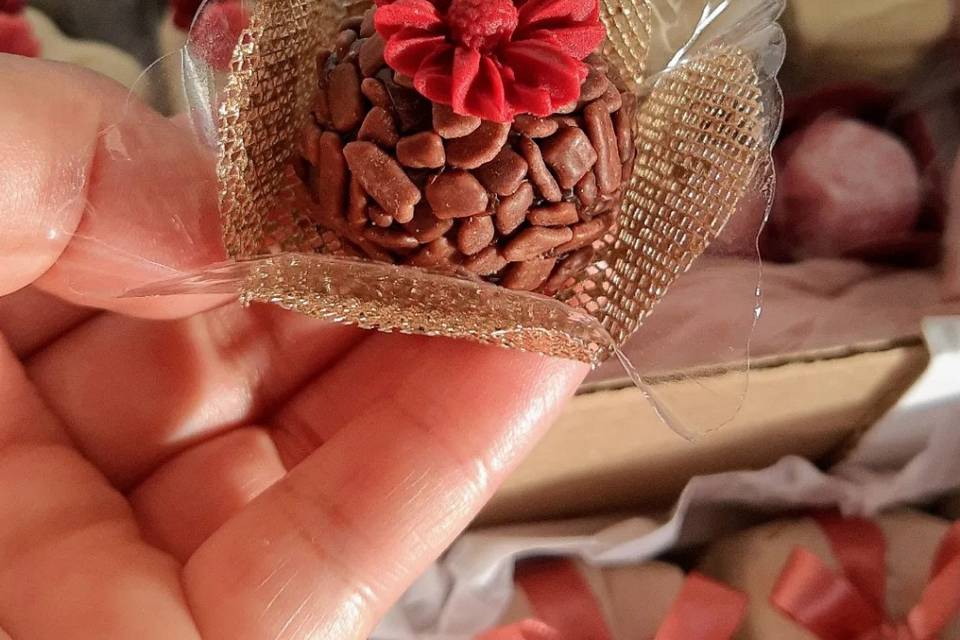 Brigadeiro decorado