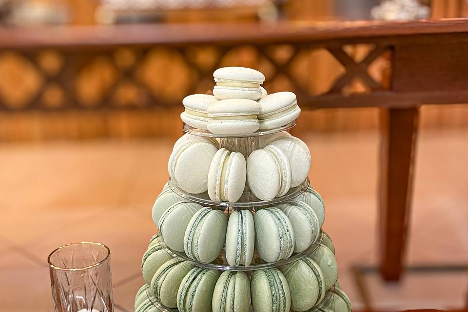 Torre de macarons, 5 pisos