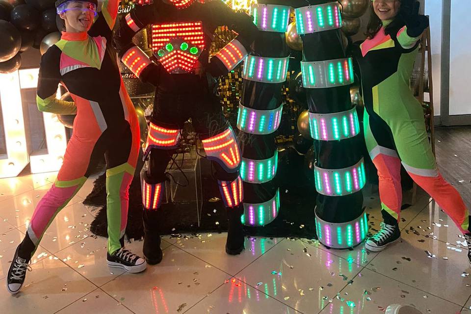 Robo de Led + Animação