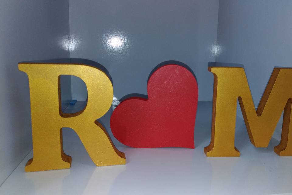 Letras 12 cm