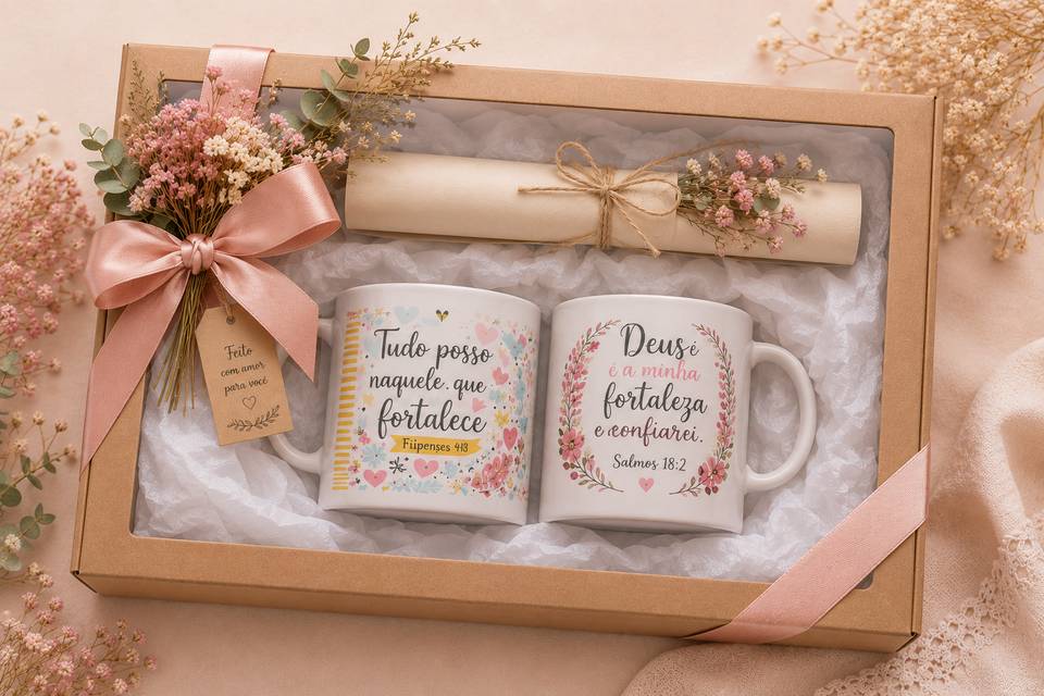 Kit padrinhos Canecas