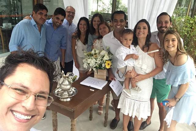 Batizado com alegria e fé