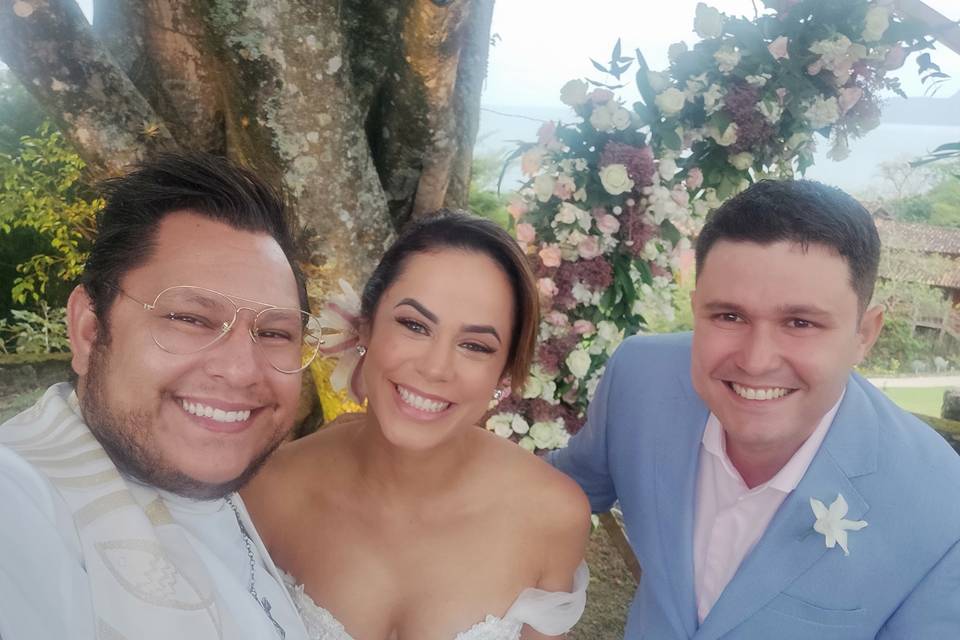 Casamento com alegria e fé