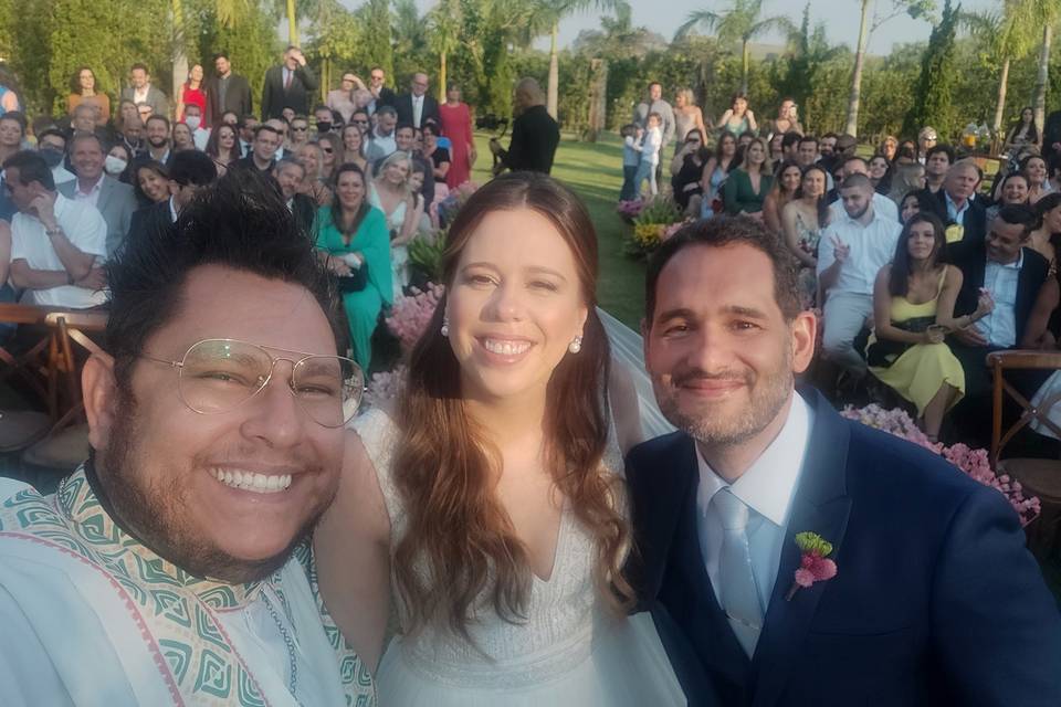 Casamento com alegria e fé