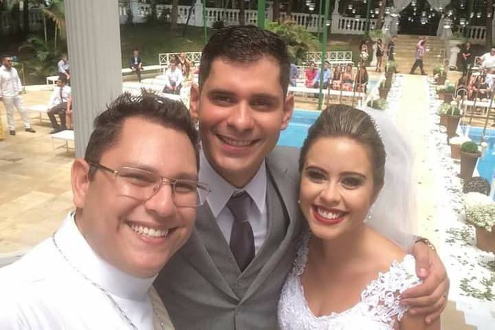 Casamento com alegria e fé