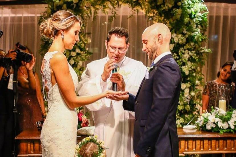 Casamento com alegria e fé