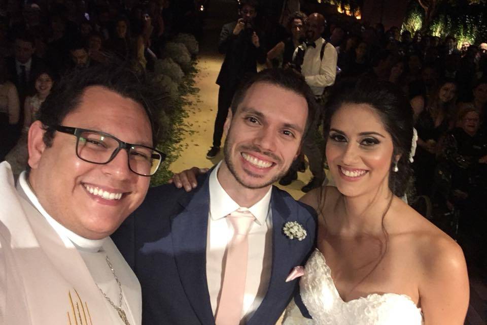 Casamento com alegria e fé