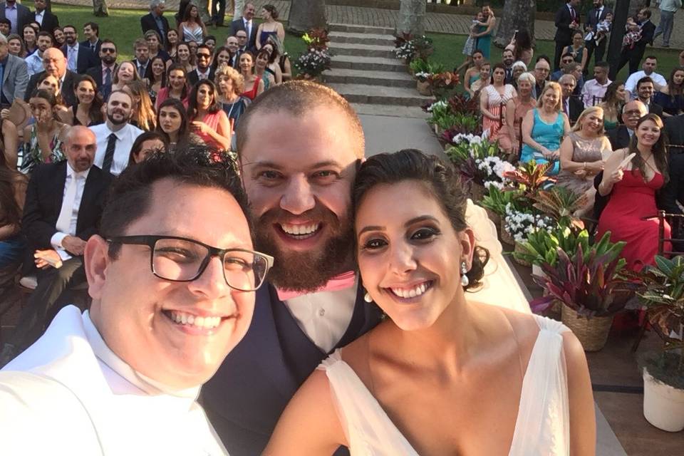 Casamento com alegria e fé