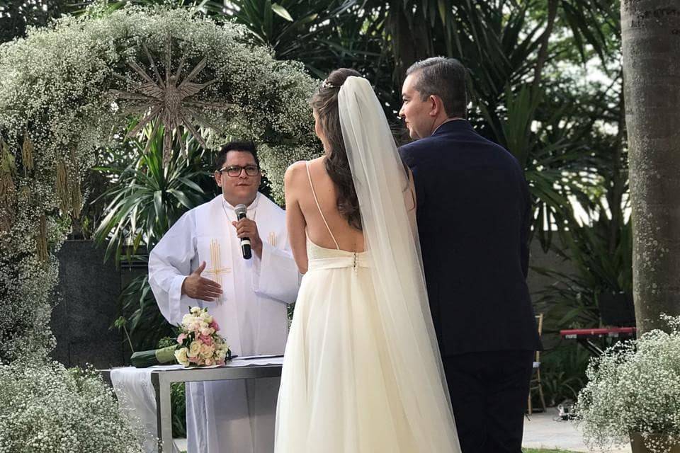 Casamento com alegria e fé