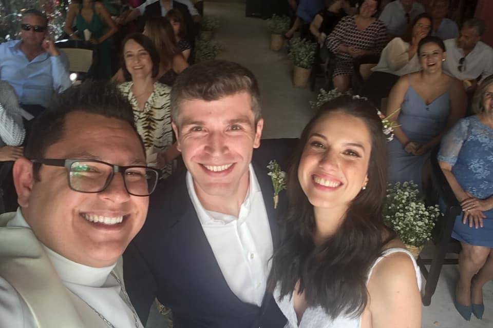 Casamento com alegria e fé