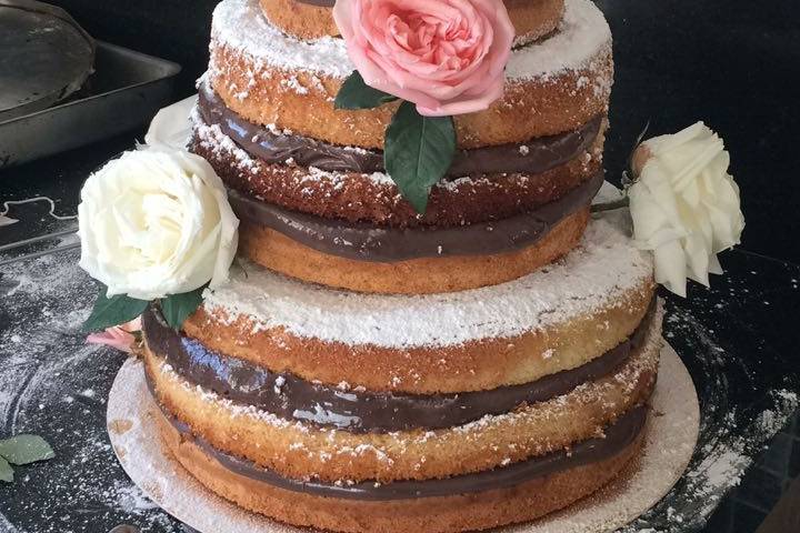 Naked Cake Brigadeiro ao Leite