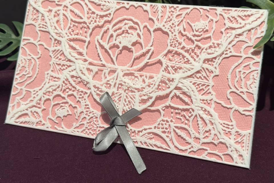 Envelope convite impressão 3D