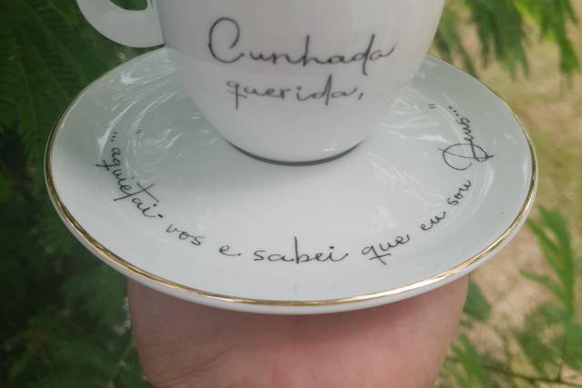 Xícaras para madrinhas