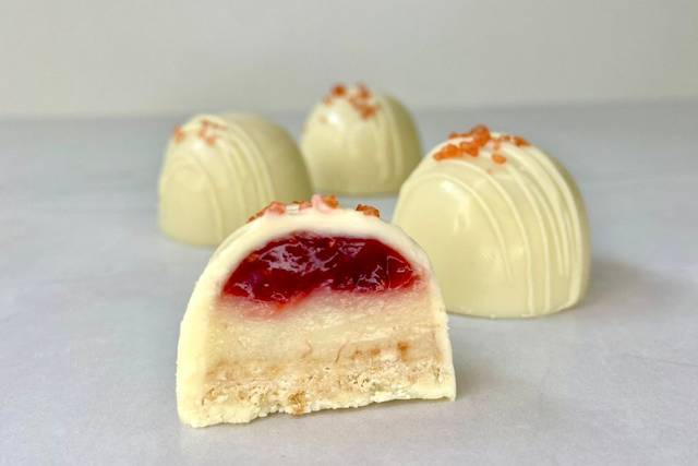 Bombom de cheesecake