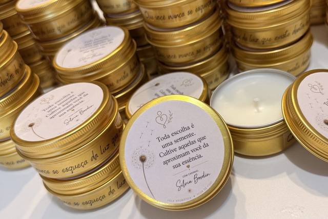 Vela Aromática personalizada