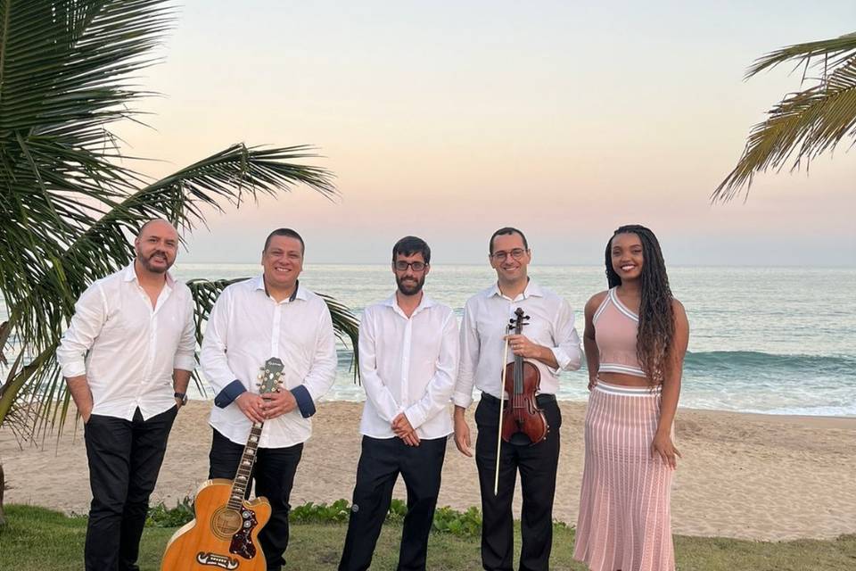 Casamento feito na praia