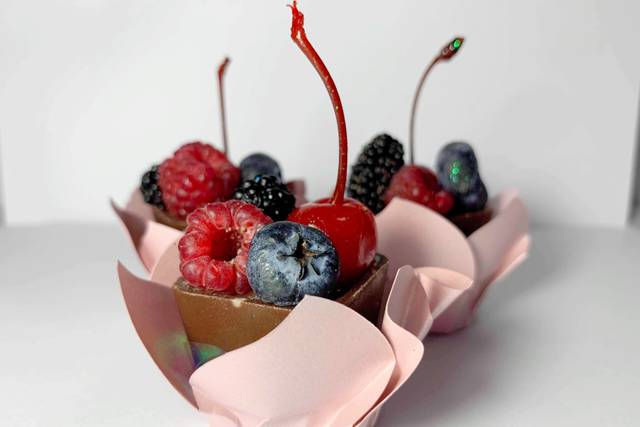 Caixinha com Frutas Vermelhas