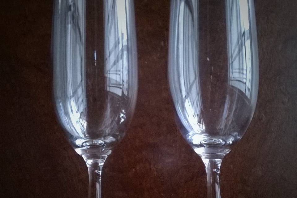 Taças para o brinde
