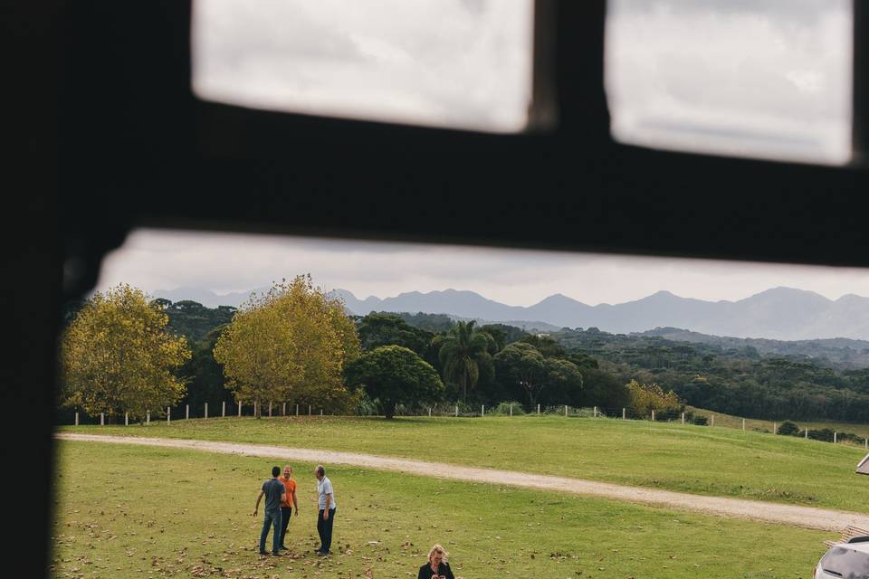 Visão da janela para a serra