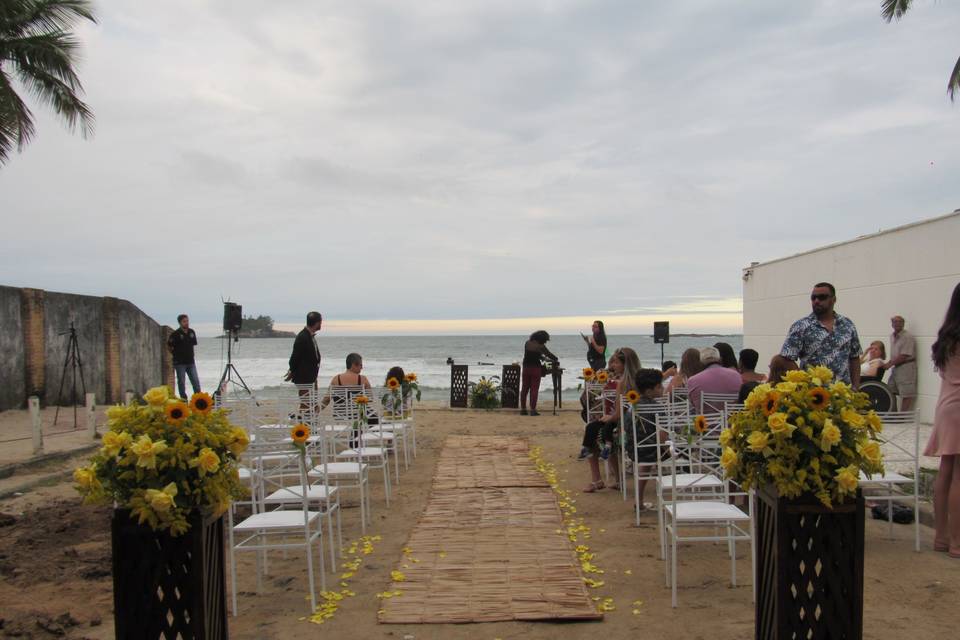 Cerimonial casamento na praia