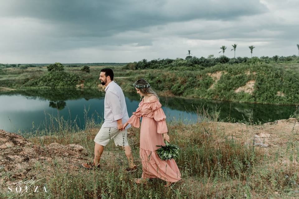 Ana Larisse e Evaldo