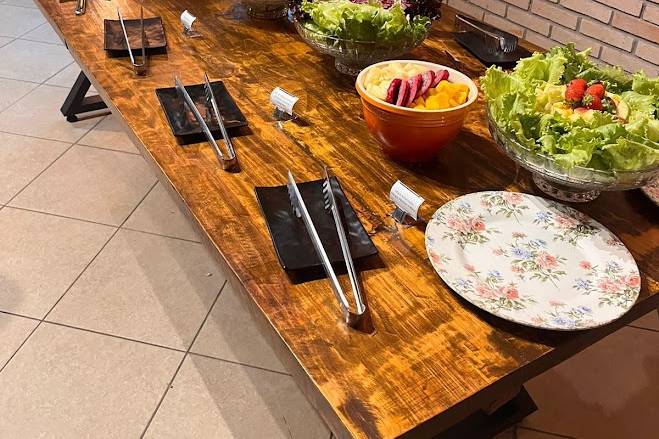 Mesa de saladas