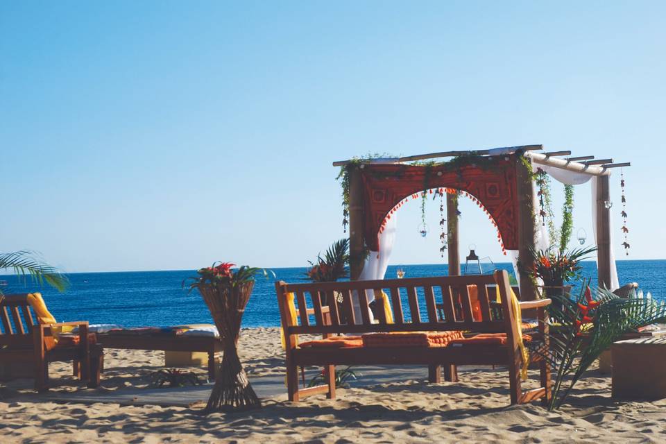 Altar casamento budista