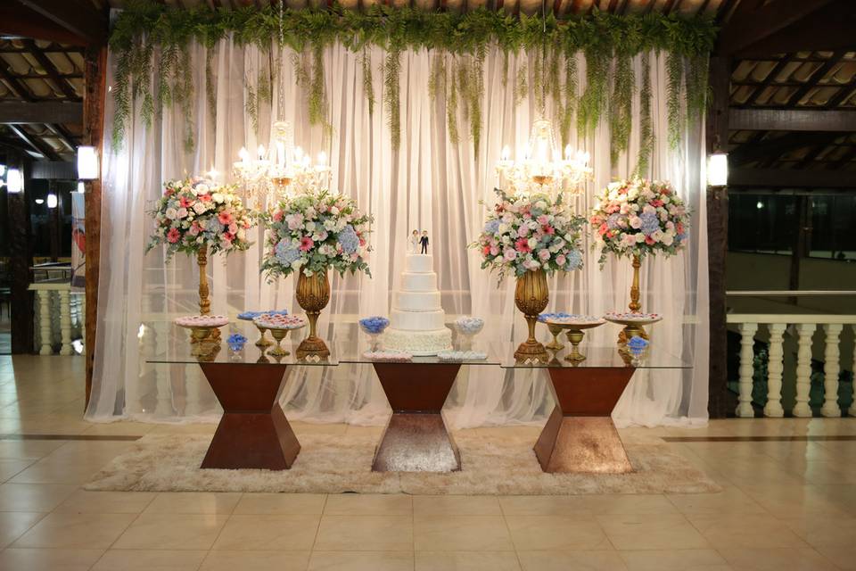 Decoração de casamento delicad