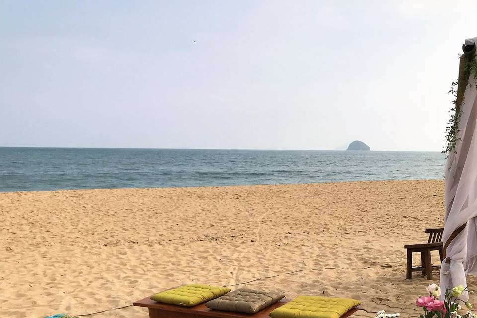 Altar na praia