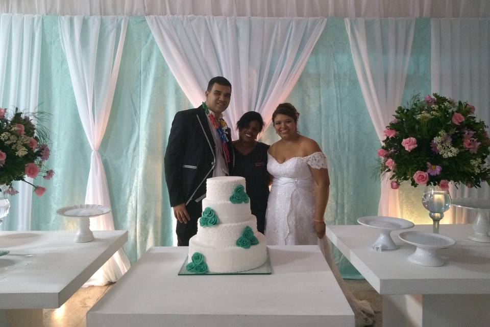 Noivos Phillipe e Fernanda