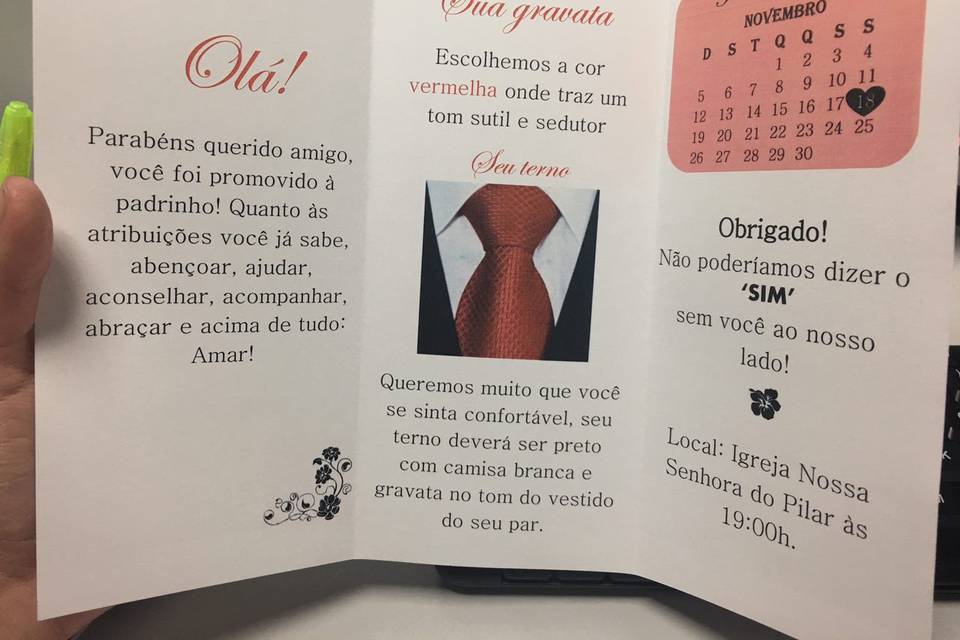 Manual de padrinho vermelho