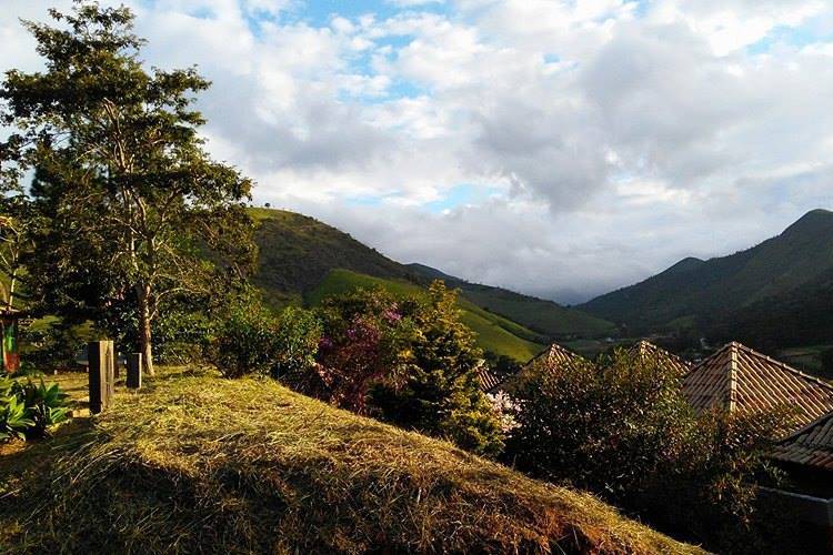 Vista dos chalés