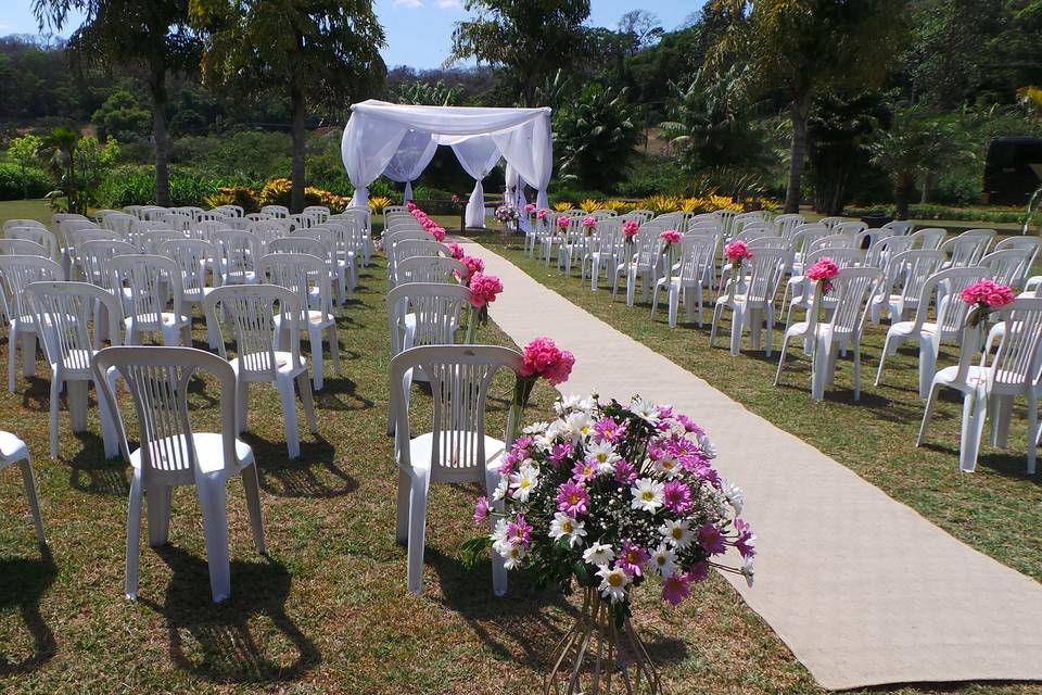 Casamento ao ar livre