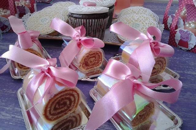 Mini bolo de rolo