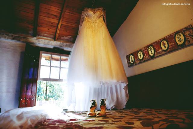 Um cenário, um vestido...