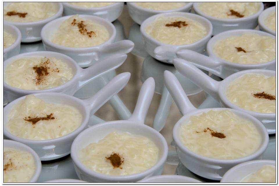 Mini frigideirinhas de arroz d