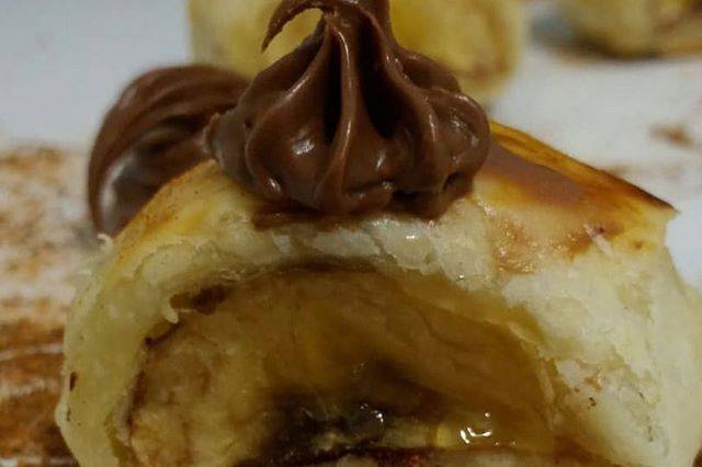 Banana com nutella