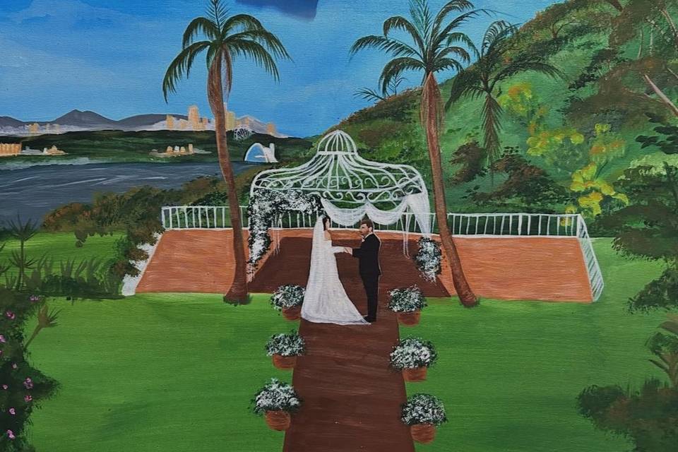 Pintura em tela 50x70