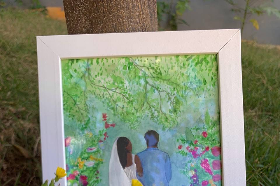 Pintura aquarela
