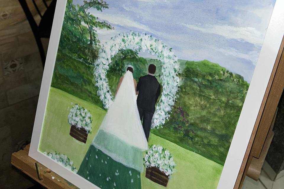 Pintura em aquarela