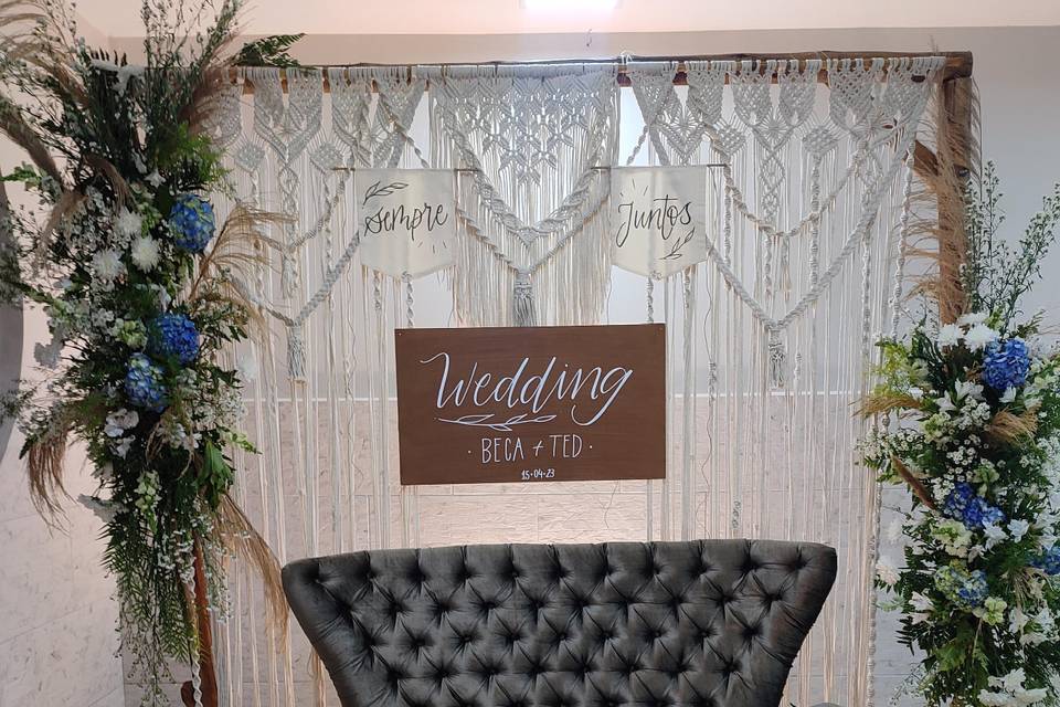 Hall de entrada para casamento