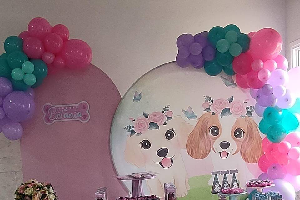 Mesa do bolo infantil