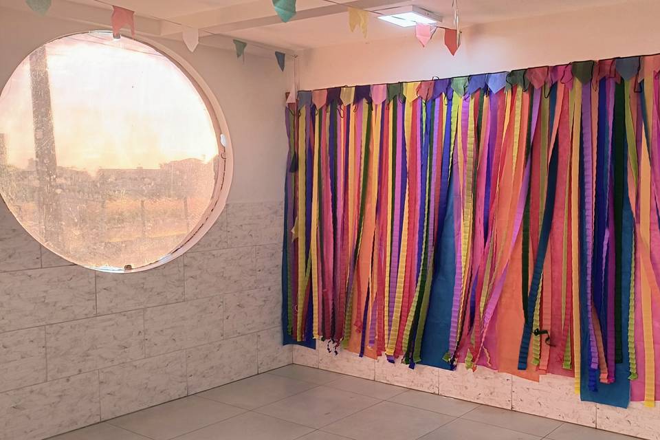Hall de entrada decorado