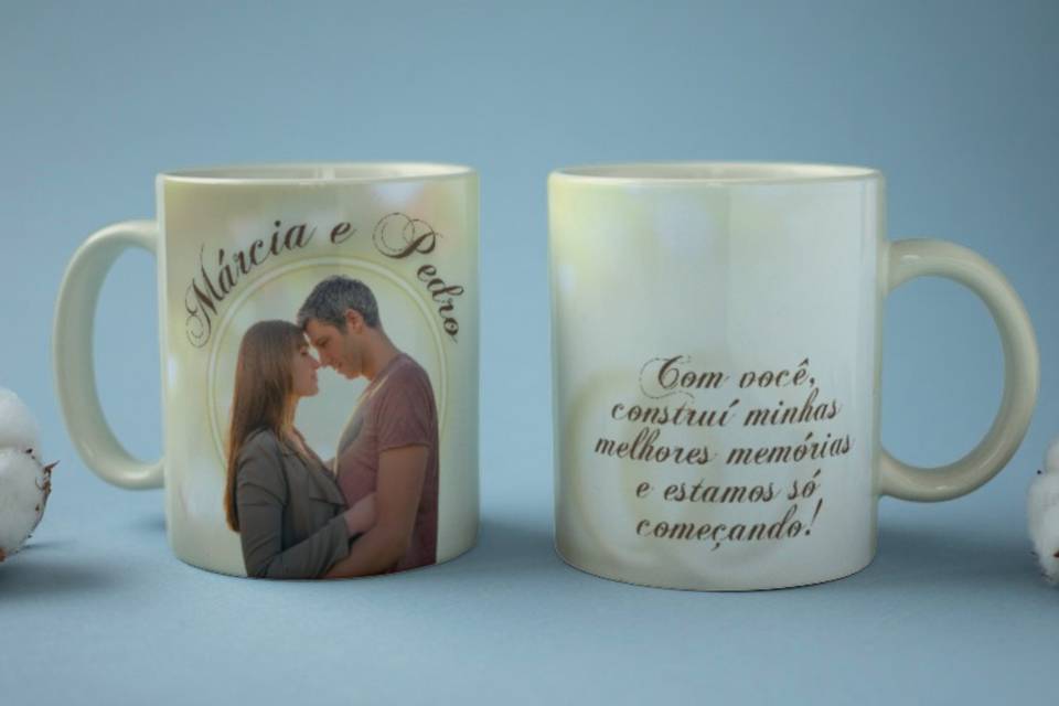 Caneca Noivos + Aliança